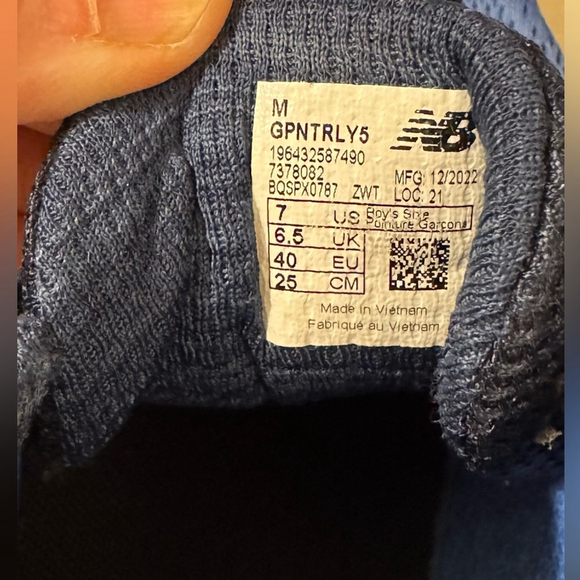 NEW BALANCE Nitrel Boys trail Shoe - Picture 5 of 10